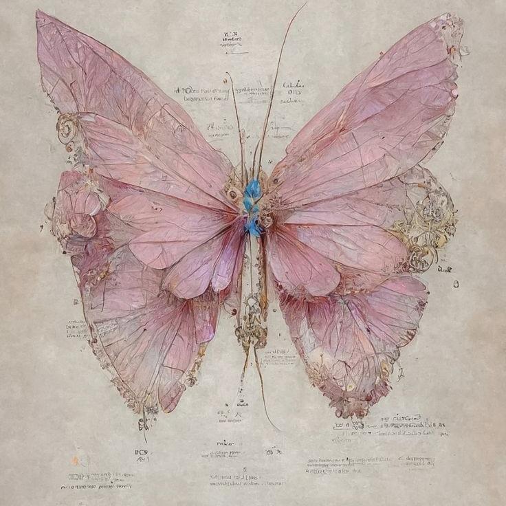 รูปภาพของ pink butterfly
