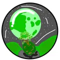 green moon苔玉