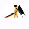 stickman orange -avatar